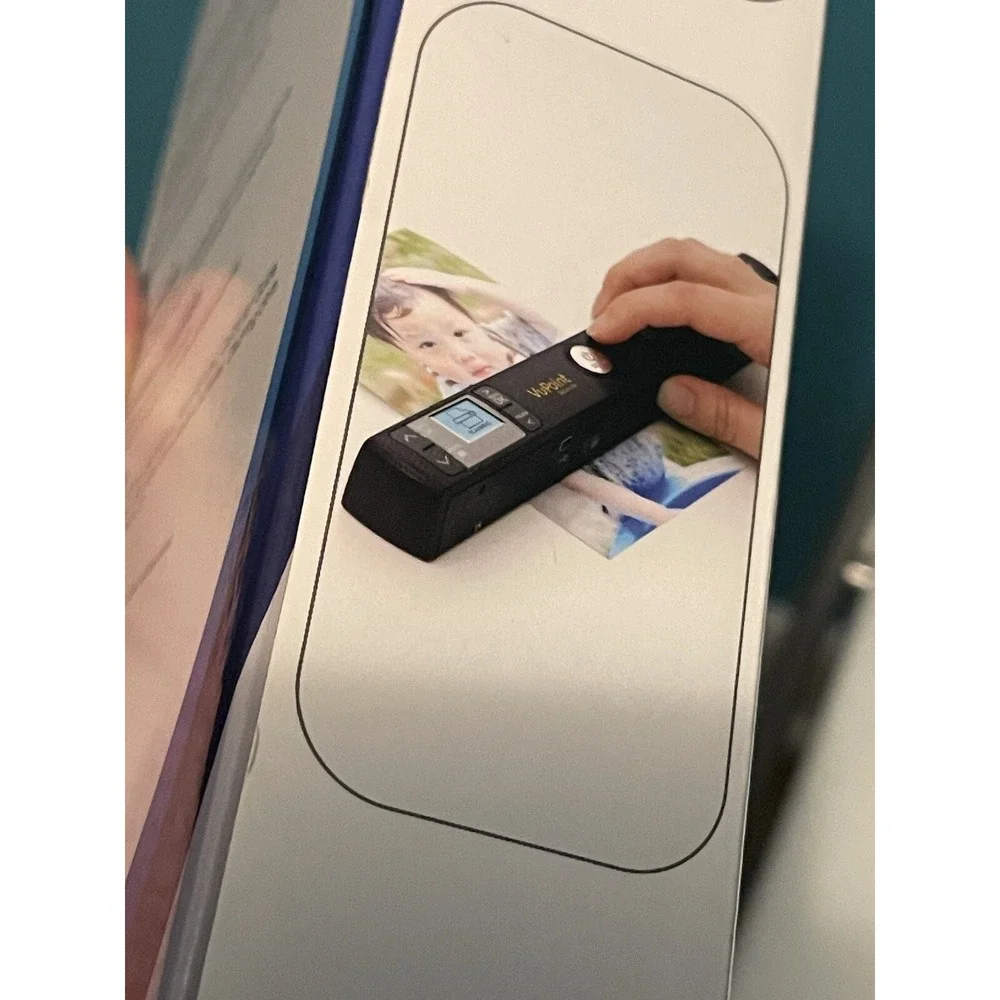 VuPoint,Magic Wand III Portable Scanner White/Grey Leopard, ST442GLP New (24)